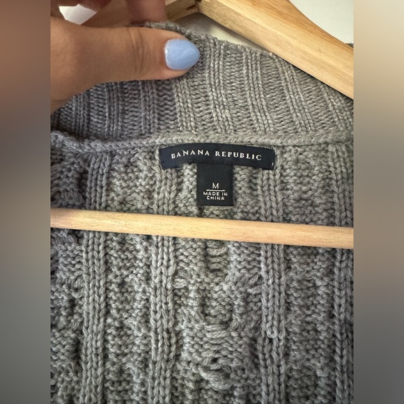 Banana Republic Grey Cardigan Vest - Picture 4 of 4
